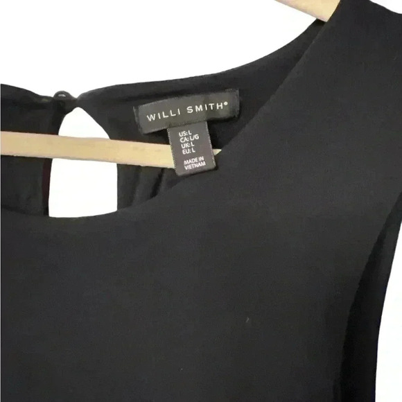 Classic Black A-Line Dress, party or business, Sz L - Picture 5 of 6